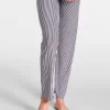 Tom Tailor Loungewear Gestreifte Hose Mit Logobund 7